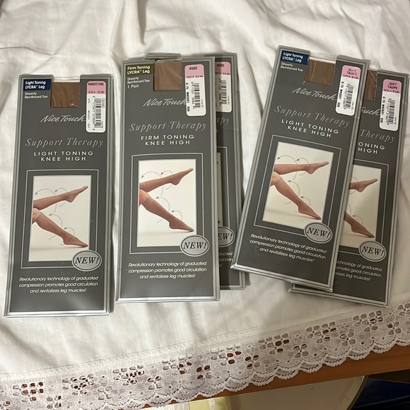 Nice Touch Accessories Nice Touch Support Therapy Knee Highs 5